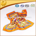 ODM Custom Real Material Casual Twill Silk Scarves 90x90cm